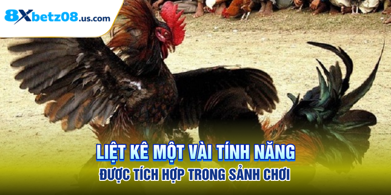 Liệt kê một vài tính năng được tích hợp trong sảnh chơi