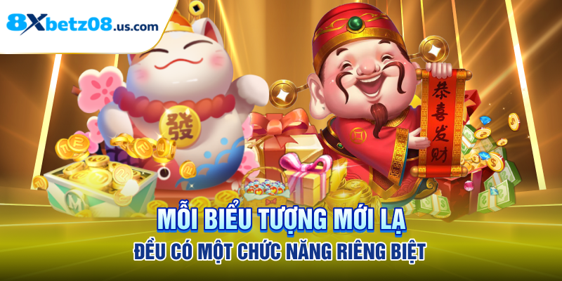 Mỗi biểu tượng mới lạ đều có một chức năng riêng biệt 